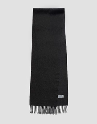 ROBINSON MAN | Fringed Cashmere Scarf | Charcoal
