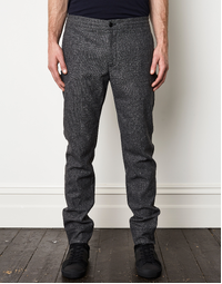 Bikkembergs Grey Wool Blend Trousers