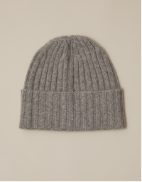 ROBINSON MAN | Beanie Ribbed Hat | Mid-Grey