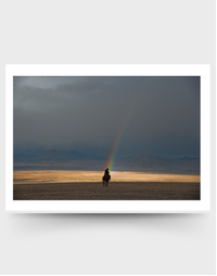 Greeting Card Mongolian Rainbow