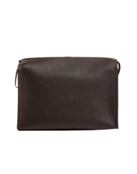 F.HAMMANN | Leather Toiletry Bag | Dark Brown