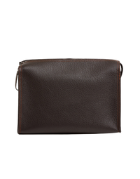 F.HAMMANN | Leather Toiletry Bag | Dark Brown