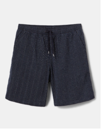 Aspesi Goa Swim Shorts Blue Striped Large