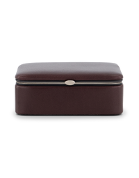 F.HAMMANN | Leather Cufflink Box Medium | Marsala