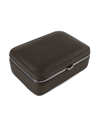 F.HAMMANN | Leather Cufflink Box Small | Olive