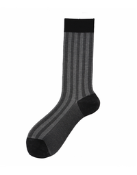 ALTO MILANO | Breton Socks | Argento Melangia
