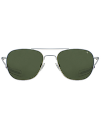 AMERICAN OPTICAL | Original Pilot | Matte Silver Green | Size 57