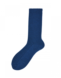 ALTO MILANO | England Socks | Blue Denim