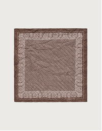 MASSIMO ALBA |  Pocket Square Doily Pattern | Caffe