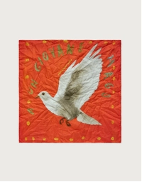 MASSIMO ALBA | Pocket Square Paolo Ventura | Orange