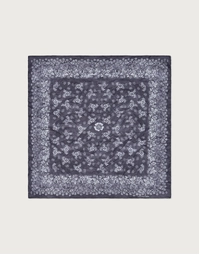 MASSIMO ALBA |  Pocket Square Flowers | Lapis