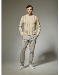 Patterned Ernest Classic Crew Sweater