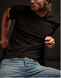 JAMES PERSE | Short Sleeve Cotton T-shirt | Black