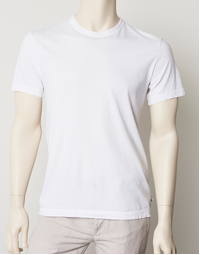 Short Sleeve Crew Neck White 1