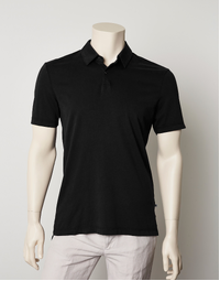Sueded Jersey Polo Black 1