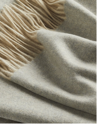 ROBINSON MAN | Woven Cashmere Blanket with Tassels
