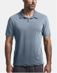 James Perse Touch Dry Jersey Short Sleeve Polo - Globe
