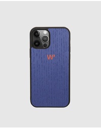 Wood'd Deep Blue iPhone Cover