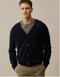 Dr Watkins Button Cardigan Navy Small