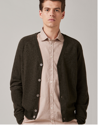 Dr Watkins Button Cardigan Khaki Small