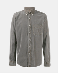 Aspesi Oxford Cord Cotton Shirt Button Down Magra
