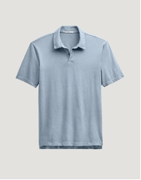 Sueded Jersey Polo Bluestone Pigment (1)