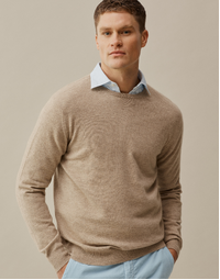 Ernest Classic Crew in Oat X Large