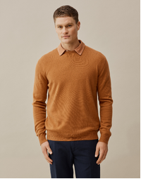 ROBINSON MAN | Ernest Crew Sweater I Caramel
