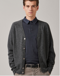Dr Watkins Button Cardigan Grey Marle Small