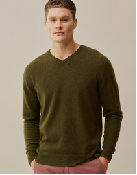 Biton Classic V Neck Fern Small