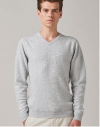 ROBINSON MAN | Biton V-Neck Sweater I Light Grey