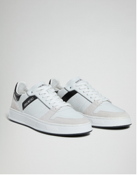 Men's Claudius Lace Up Sneakers in White Size 41