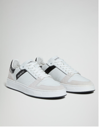Men's Claudius Lace Up Sneakers in White Size 41