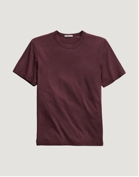 Short Sleeve Crew Neck Dark Plum Pigment (1)