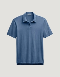 Sueded Jersey Polo Lake Pigment (1)