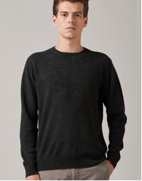 Ernest Classic Crew in Charcoal Large