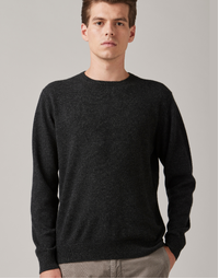Ernest Classic Crew in Charcoal Large
