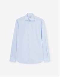 ASPESI | SEM II Stretch Poplin Shirt | Sky Blue
