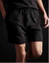 JAMES PERSE | Vintage French Terry Sweat Shorts | Black 