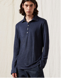 Raya Long Sleeve Polo Shirt J0042 Blue (S)