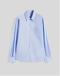 Sedici Classic Cotton Poplin Shirt Sky Blue (39)