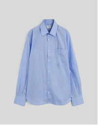 Sedici Classic Cotton Poplin Shirt Sky Blue (40)