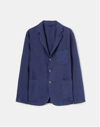 Lightweight Linen Samuraki Jacket Blue (M)