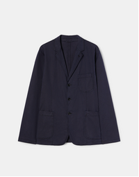 Lyocell Cotton Samuraki Jacket Navy (M)