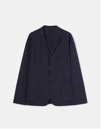 Lyocell Cotton Samuraki Jacket Navy (M)