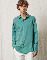 Genova Cotton Voile Shirt T0278 Deep Lake (S)