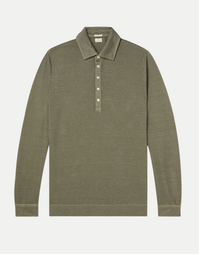 Raya Long Sleeve Polo Shirt J0042 Green Desert (M)