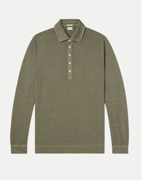 Raya Long Sleeve Polo Shirt J0042 Green Desert (M)