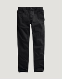 Brushed Twill 5-Pocket Denim Trousers Black (30)