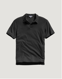 Sueded Jersey Polo Carbon Pigment 2